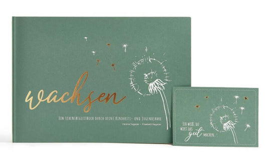 wachsen. Das Buch "grün"